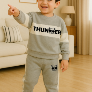 grey white full kid set
