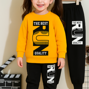 yellow black fs kids set