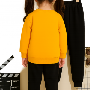 yellow black fs kids set